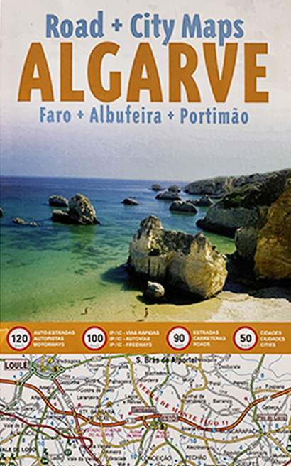 tourist map of algarve